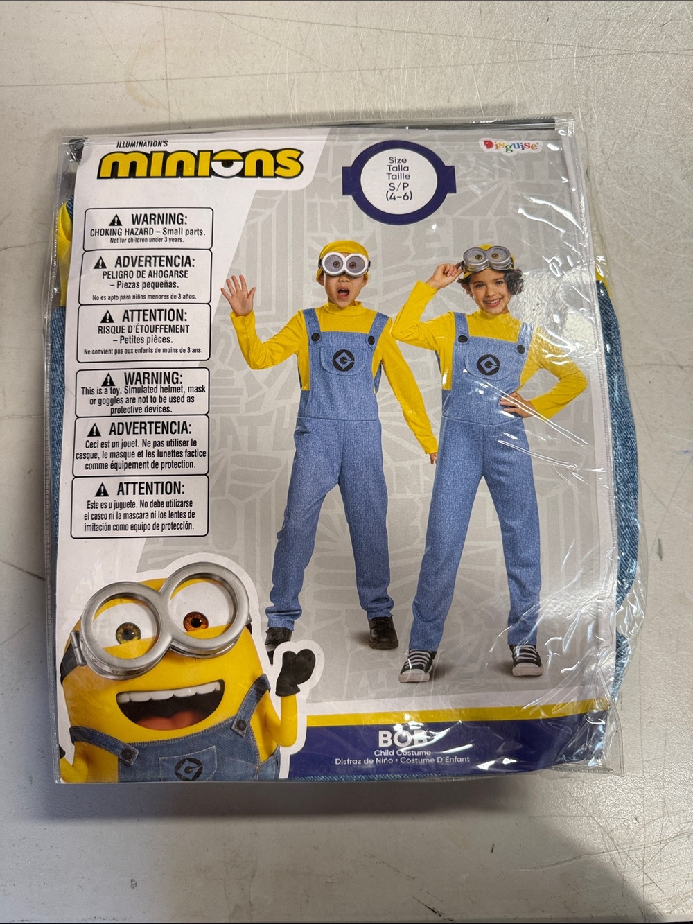 Disguise Minions Child Costume Halloween NEW